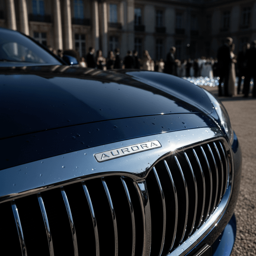 Exotic sports car detail