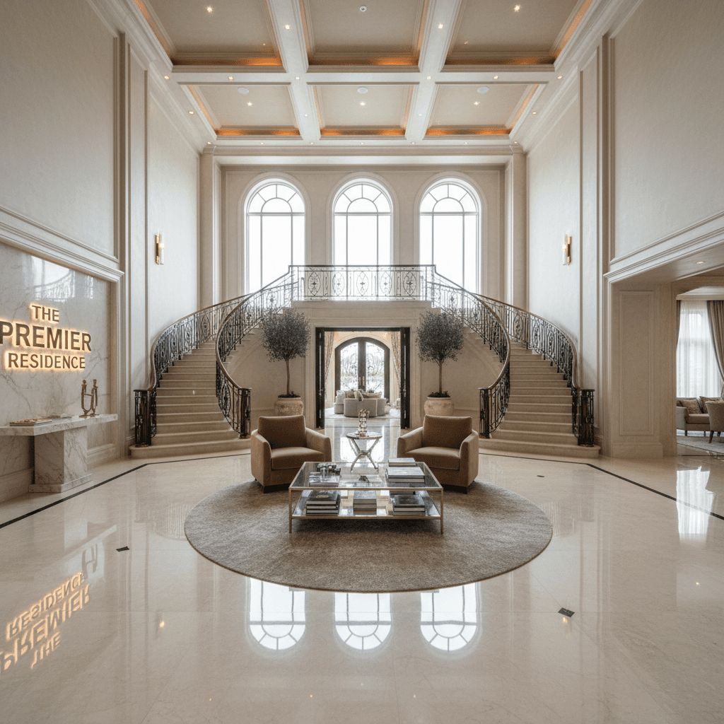 Luxury mansion interior