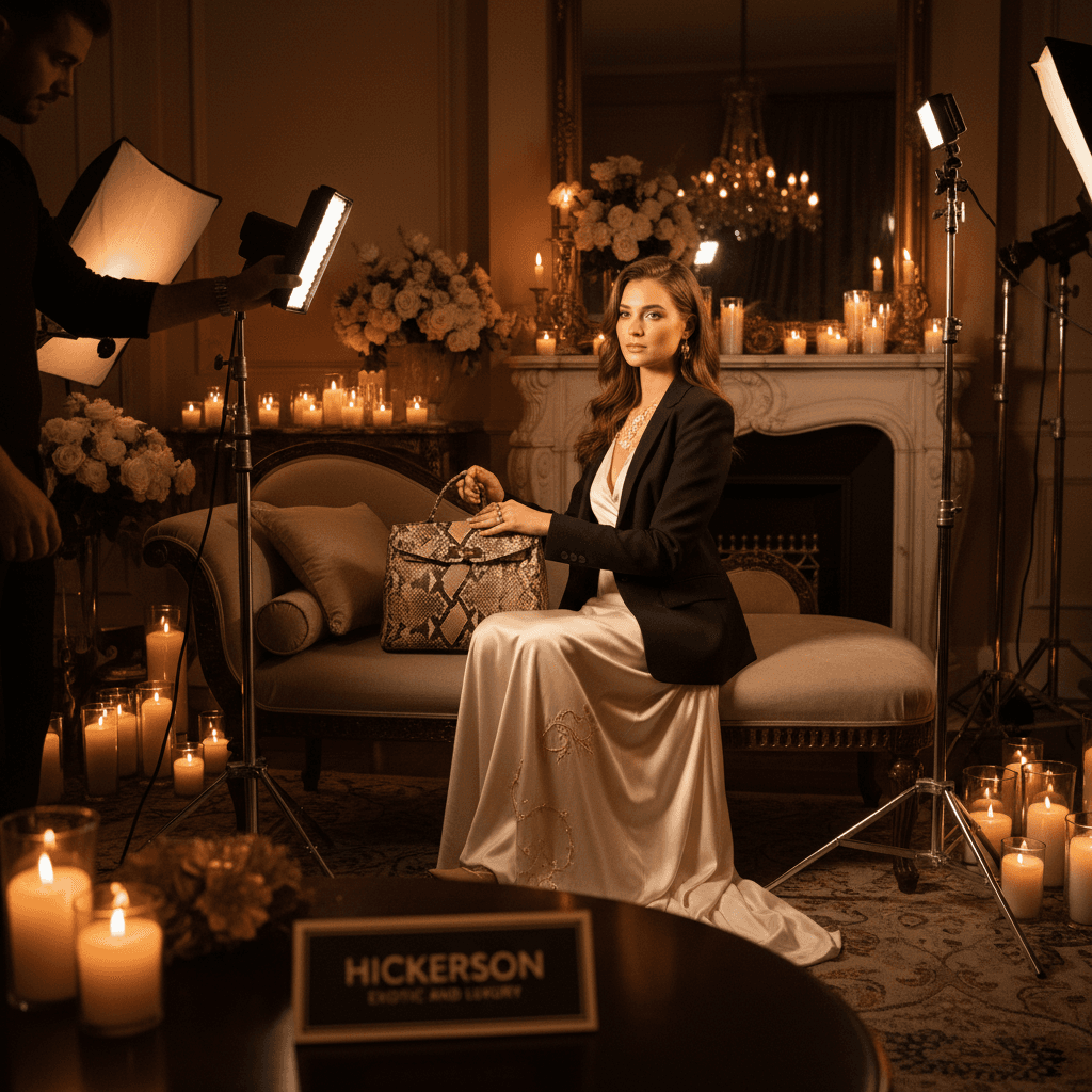 Professional photo shoot session